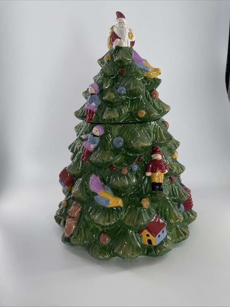 Spode Christmas Cookie Jar