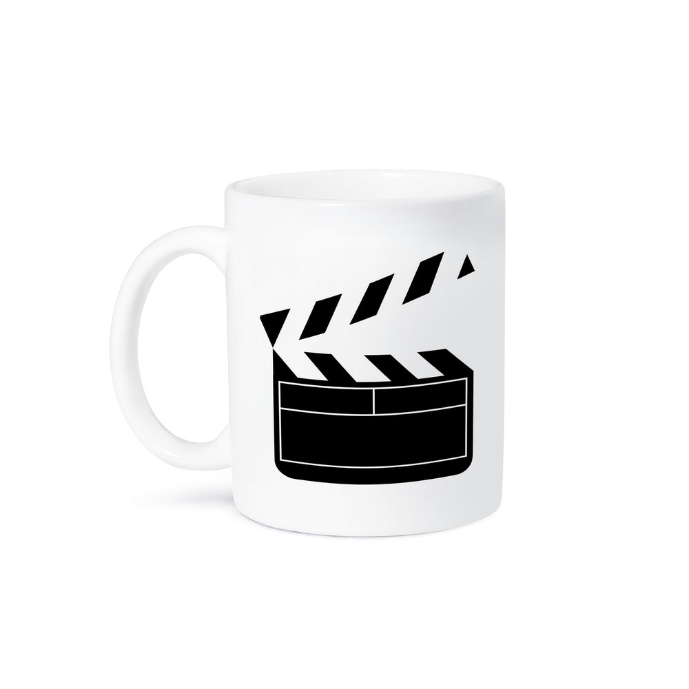 3D Rose Movie Clapboard Themed Coffee Mug