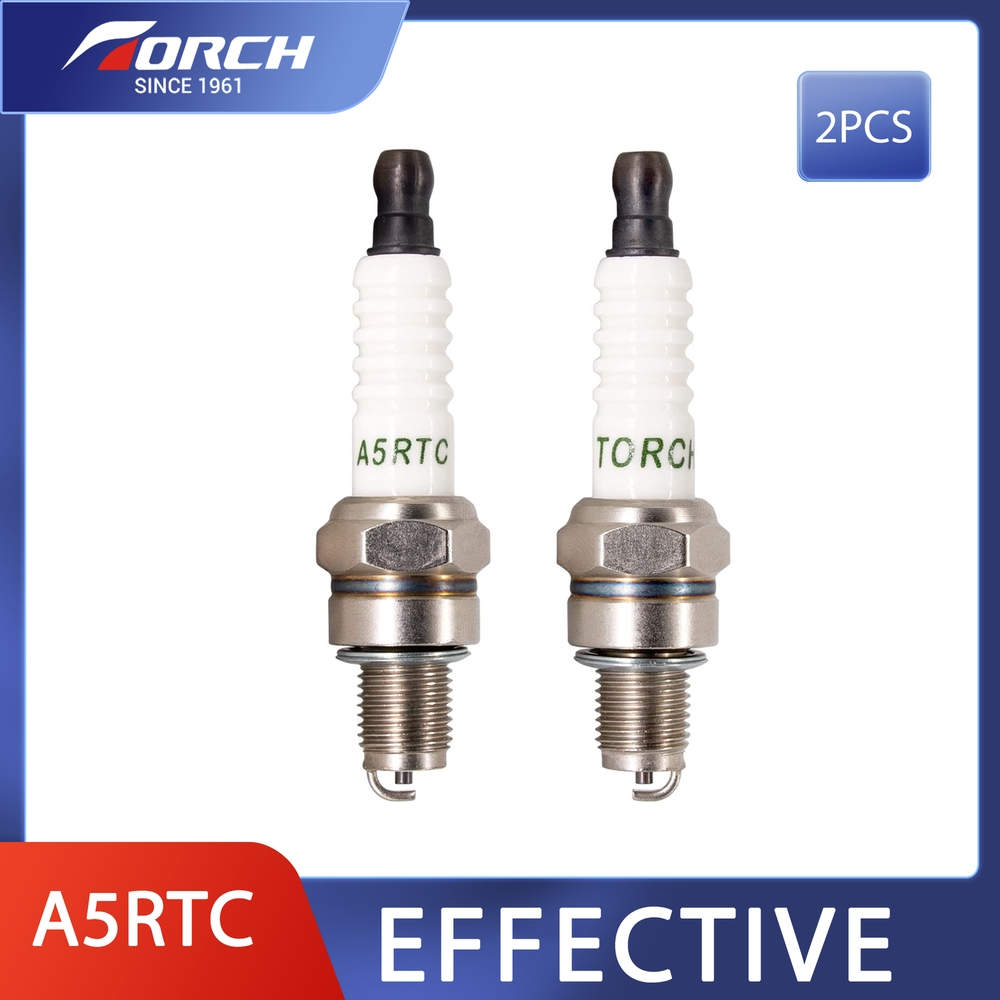 TORCH A5RTC Spark Plug Small Engine for NGK CR5HSB U20FSZU for DENSO U22FSZU 2Pc