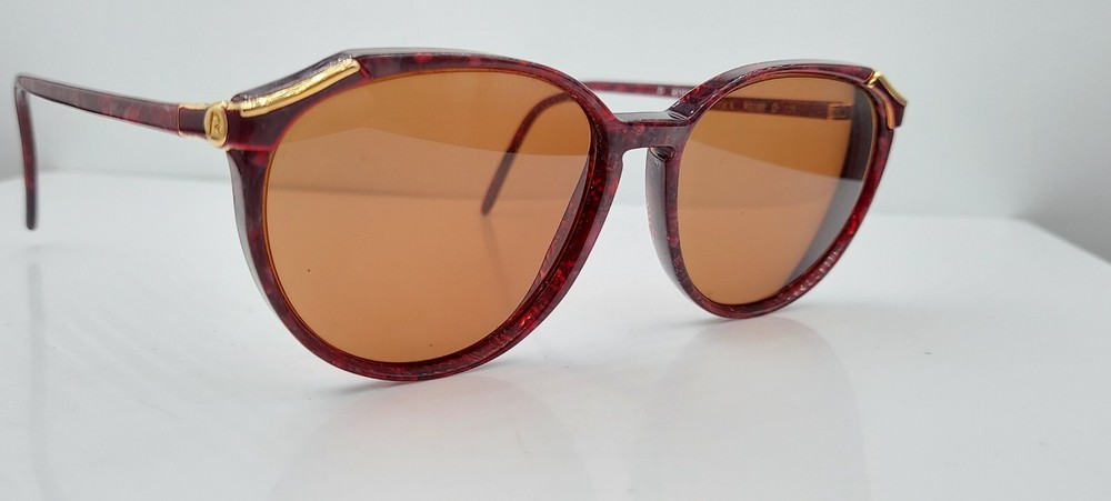 Vintage Rodenstock RO288 Purple Burgundy Oval Sunglasses FRAMES ONLY