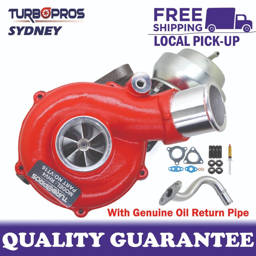 GEN1 High Flow Turbo + Genuine Oil Return Pipe For Triton MN 4D56 2.5L 4WD VT16