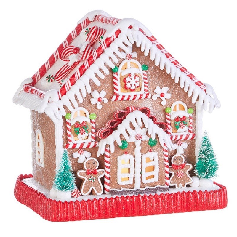 Raz Peppermint Gingerbread House Holiday Scented Wax Melt