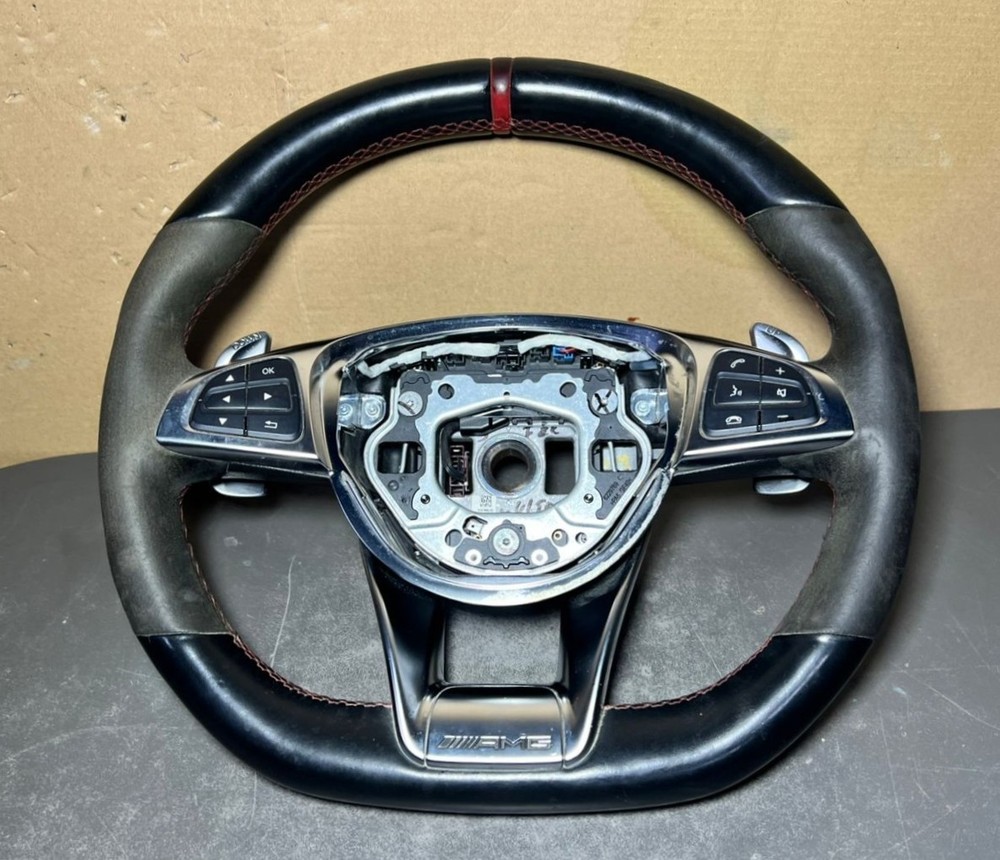 Mercedes W166 AMG Steering Wheel Multi Function Sport Assembly &Paddle Shifts