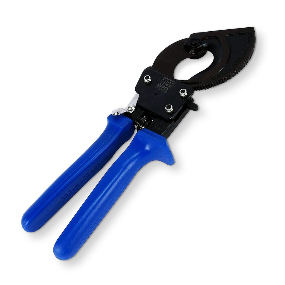 TEMCo TH0035 Heavy Duty 500 MCM Ratcheting Wire & Cable Cutter for Copper and...