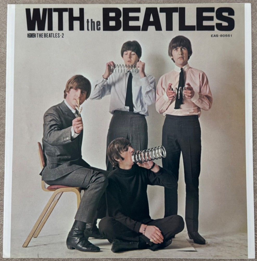 Beatles Photo Insert from With the Beatles EAS Japanese Import 80551 Flag Series
