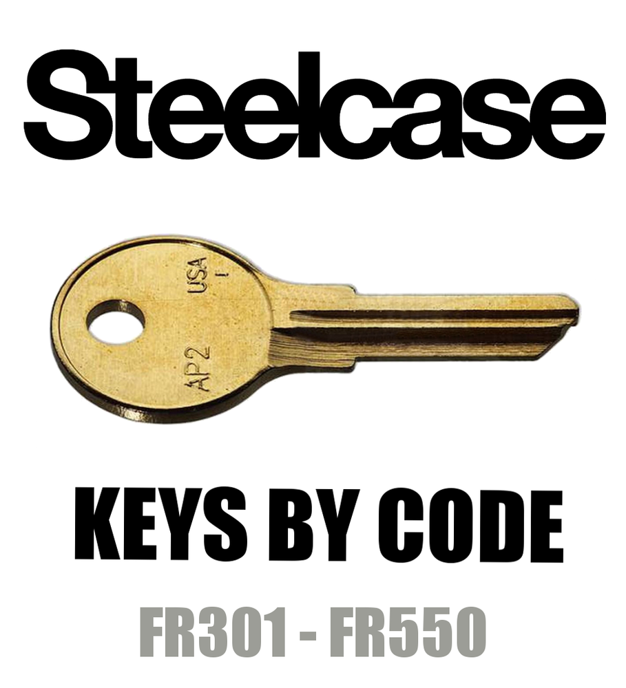 Steelcase FR301-FR550 Cabinet Keys for Office Files and Furniture