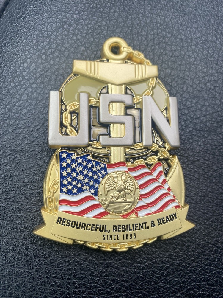 CPO Pride Day 2022 San Diego US Navy Chief Petty Officer Challenge Coin-image