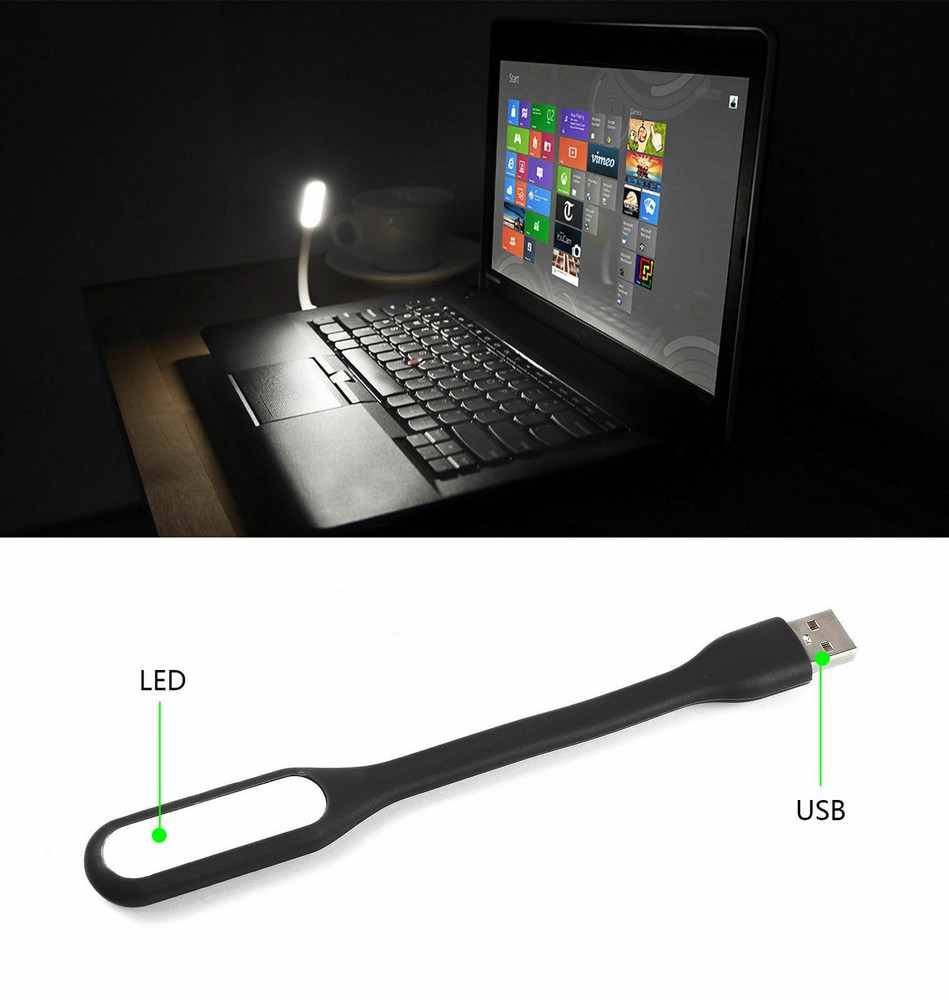 Mini USB Keyboard Light Portable Car Night Lamp B-0099