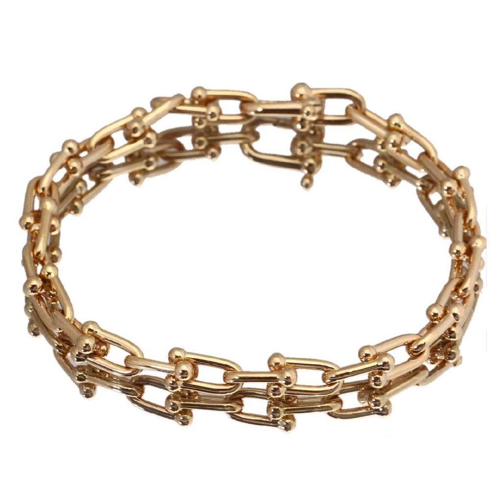 Tiffany & Co.    HardWear Small Link PG Bracelet 750 20.0cm 400612
