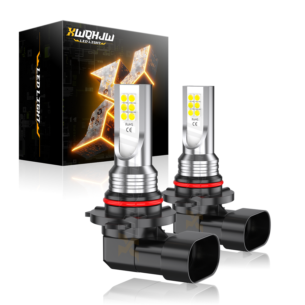 9005 LED Fog Light Bulbs High Power White Kit for Cadillac SRX 2004-2016