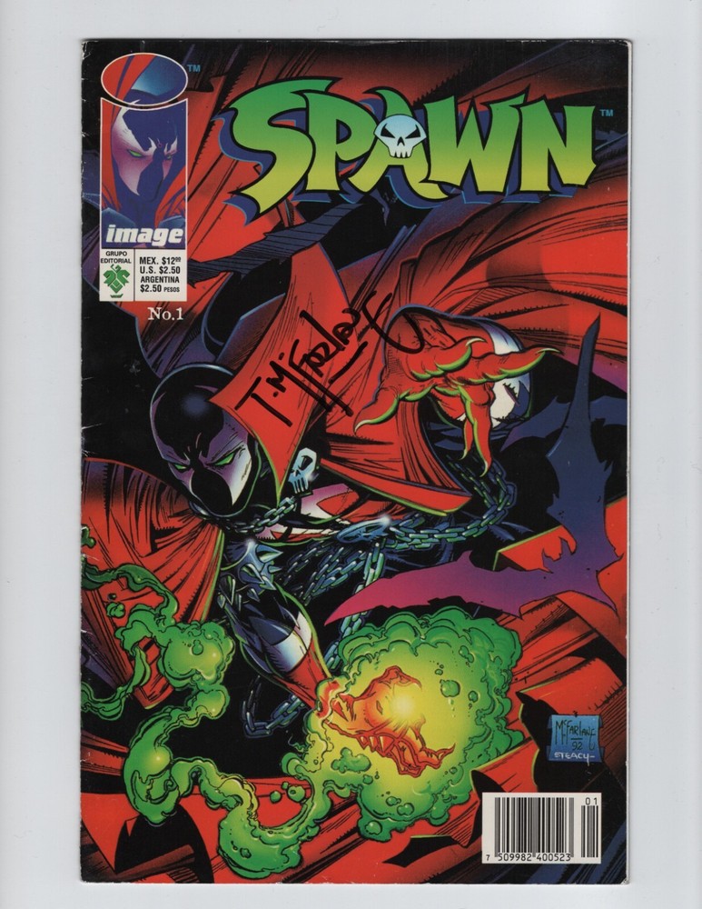 SPAWN #1 MEXICO VARIANT SPANISH EXTREMELY RARE HTF US SELLER SIGNED BY MCFARLANE