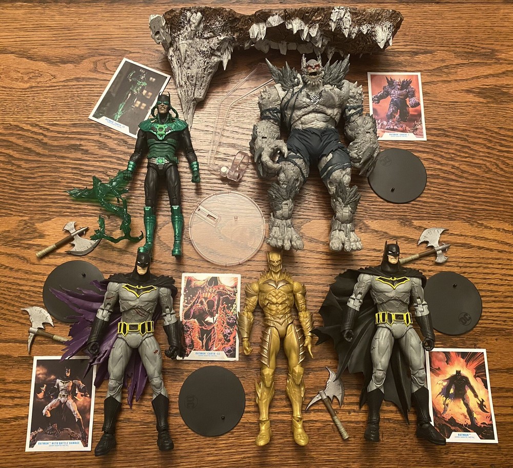 McFarlane DC Multiverse Batman Dark Nights: Metal 5 Figure Lot, LOOSE!