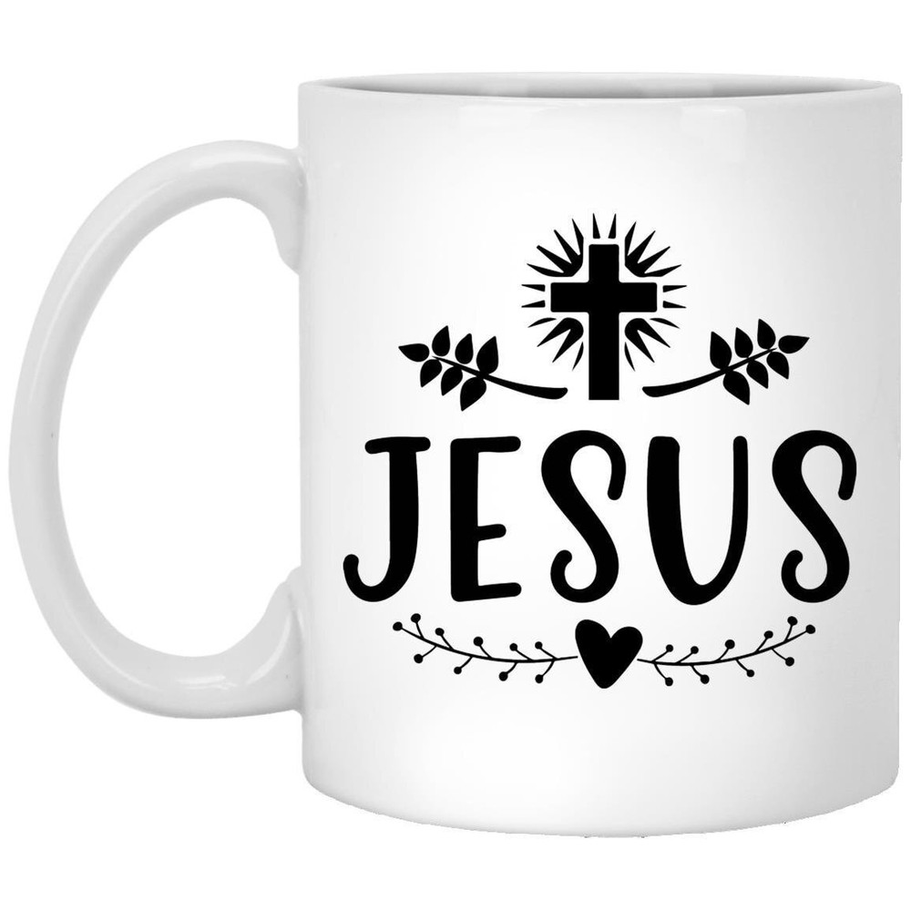 Christian Jesus Coffee Mug Gift for Mom Dad Grandma
