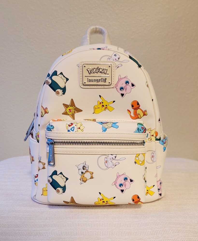 Loungefly Pokemon Generation 1 Mini Backpack Allover Print Design