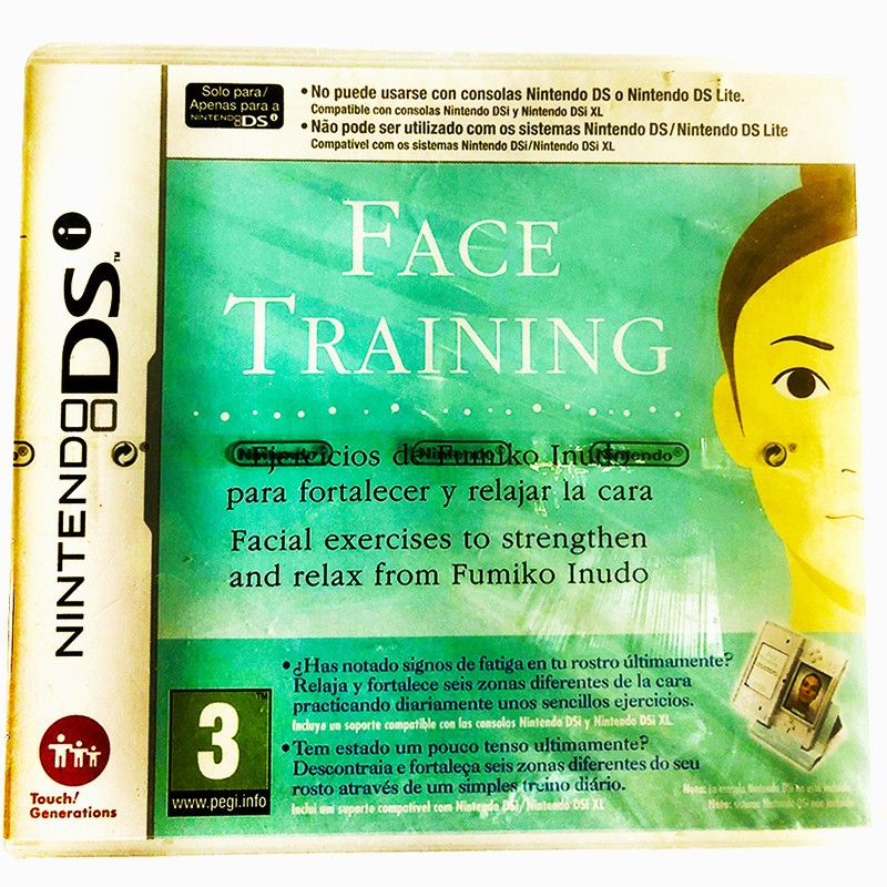 Face Training Video Game New Sealed Good Condition Nintendo DS NDS