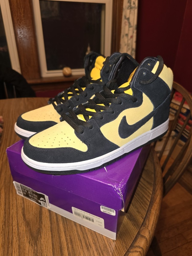 Nike Dunk Pro SB High Reverse Goldenrod Size 11.5
