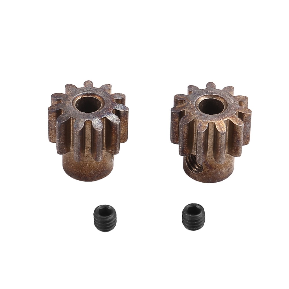 2PCS Metal Motor Gear Pinion Gear 32P 11T 3.175Mm 6747 for TRX4 6X6 TRX6 RC9903