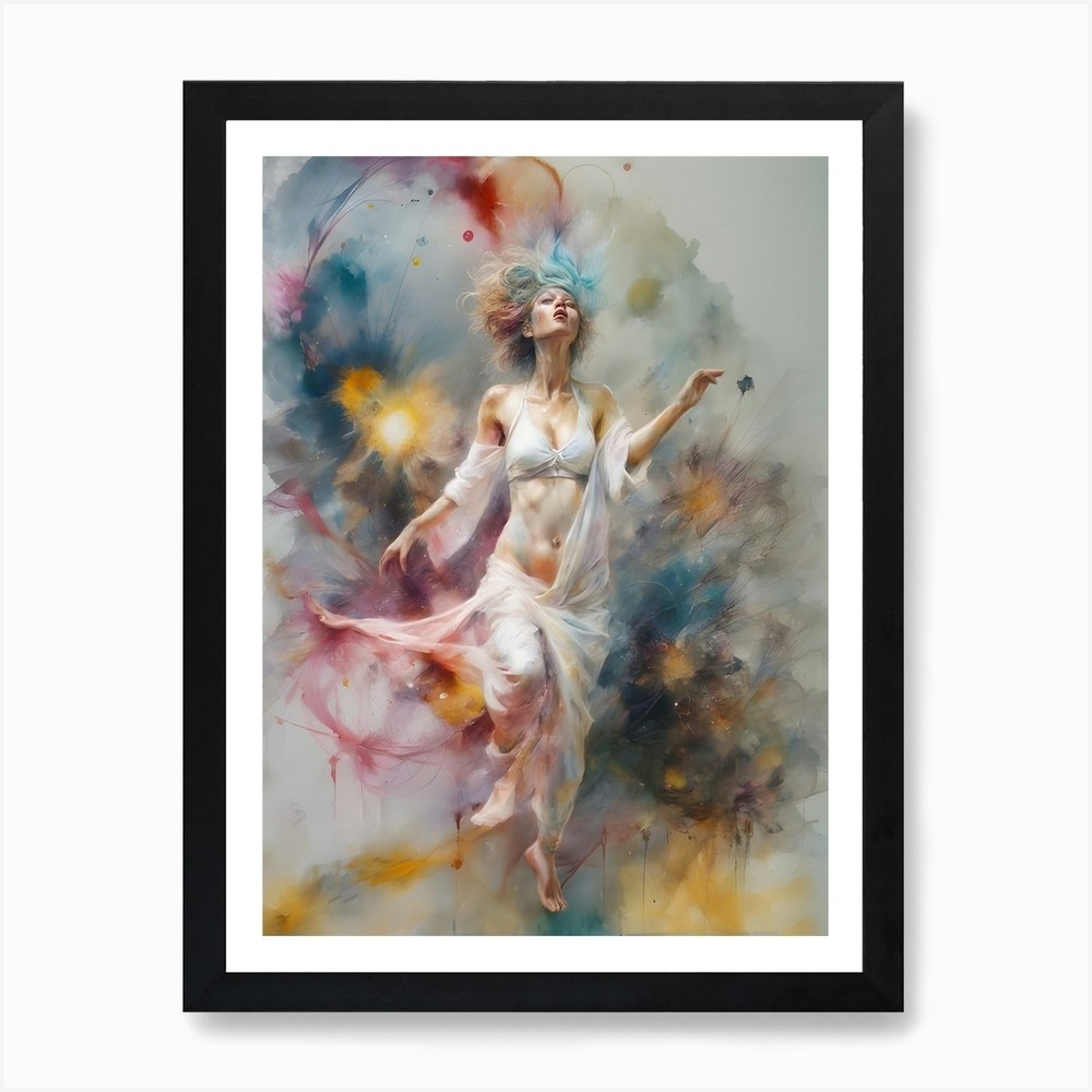 Flight Of Fantasy Art Print Framed Wall Art Poster Canvas Print Picture