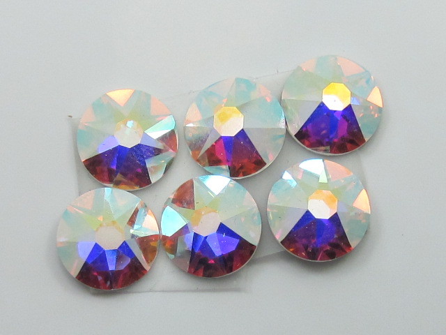 6ss Crystal AB Hotfix European Rhinestones 1 Gram