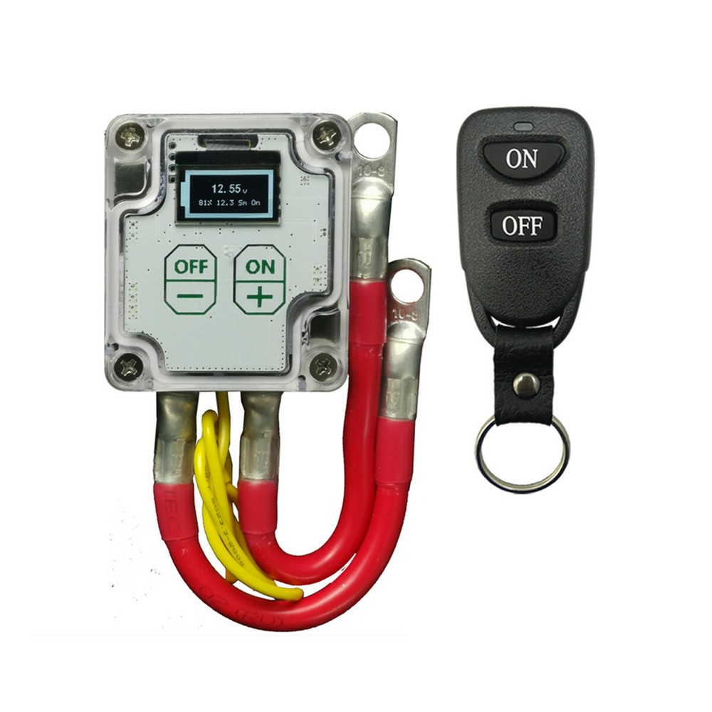 Car Battery Disconnect Power Cut Off Master Kill Switch Isolator Remote Control