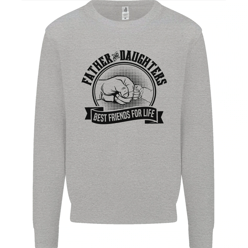 Father & Daughters Best Friends Fathers Day Mens Sweatshirt Jumper