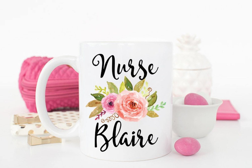 Personalized Nurse Mug Custom Nurse Mug Custom Nurse Gift Personalized Rn Mug