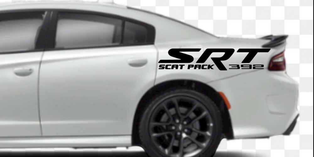 SRT 392 Scat Pack Custom Vinyl Decals for Dodge Charger and Challenger