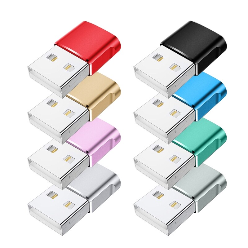 Colorful USB C to USB Adapter USB-C (female) to USB-A (male) 8 Color to Chose