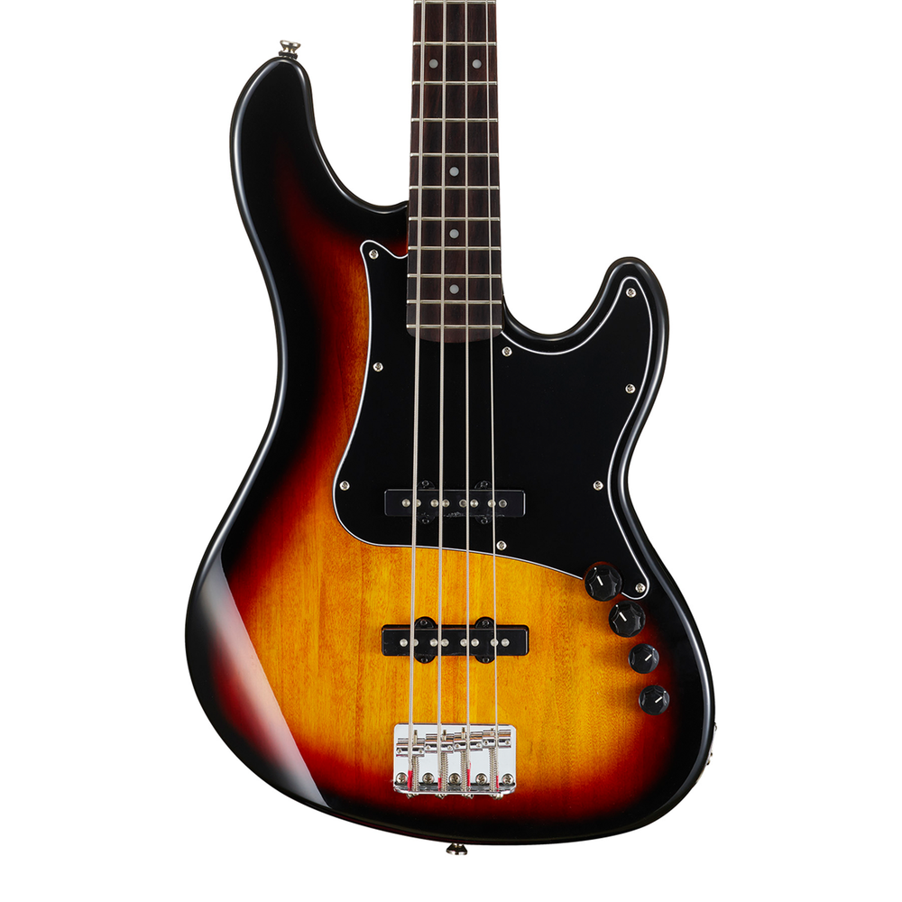 Cort GB34JJ Bass Guitar - 3 Tone Sunburst