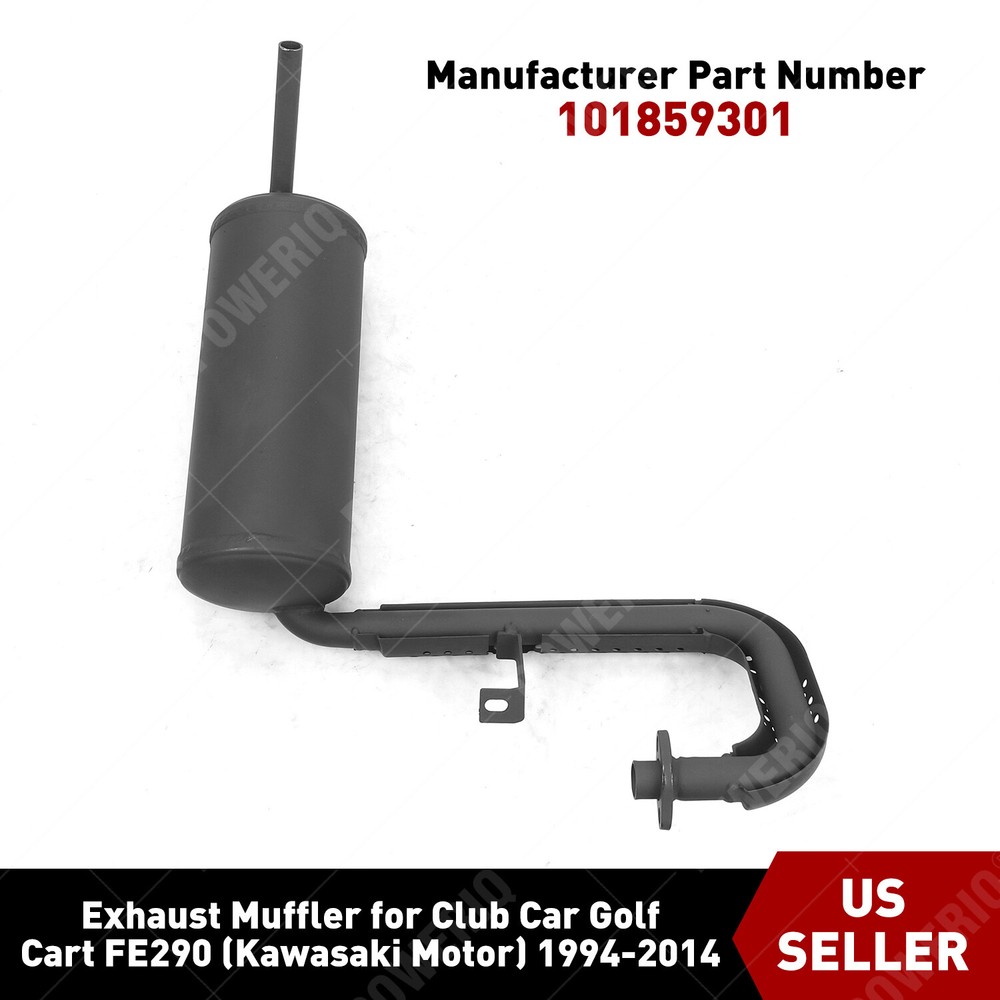 Club Car Golf Cart DS Exhaust Muffler Gas for FE290 Kawasaki Motor 1994-2014
