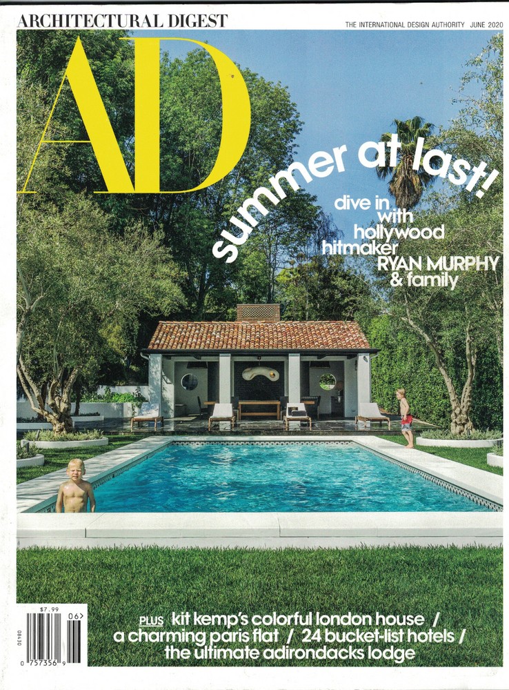 Architectural Digest June 2020 Summer at Last + Ryan Murphy