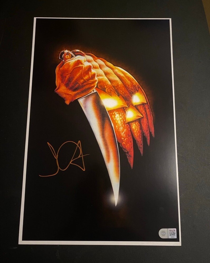 Halloween 11x17 Poster Signed By John Carpenter With COA!