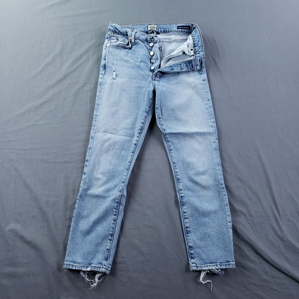 Women’s Citizens of Humanity Olivia Petite High Rise Slim Ankle Jeans in Blue Size 26