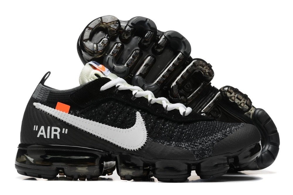 Nike Air VaporMax Flyknit Off-White Black Mens Shoes US7-11