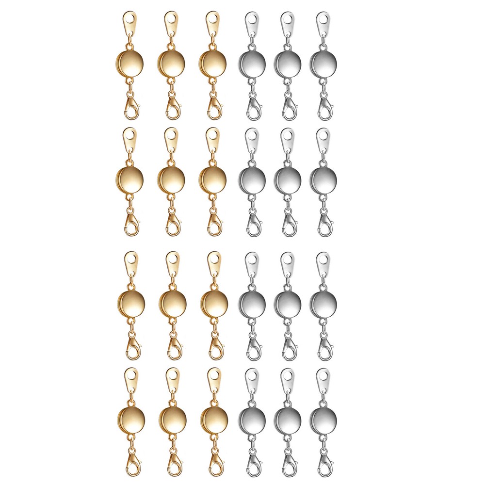 24* Magnetic Extension Chain Jewelry Clasp Kit For Necklace Bracelets Jewelry
