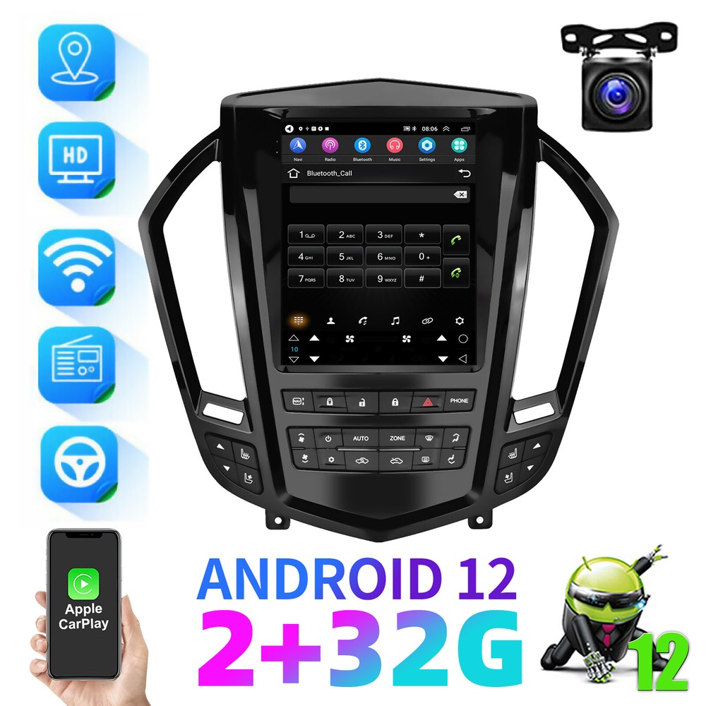 Apple Carplay For Cadillac SRX 2009-2012 9.7