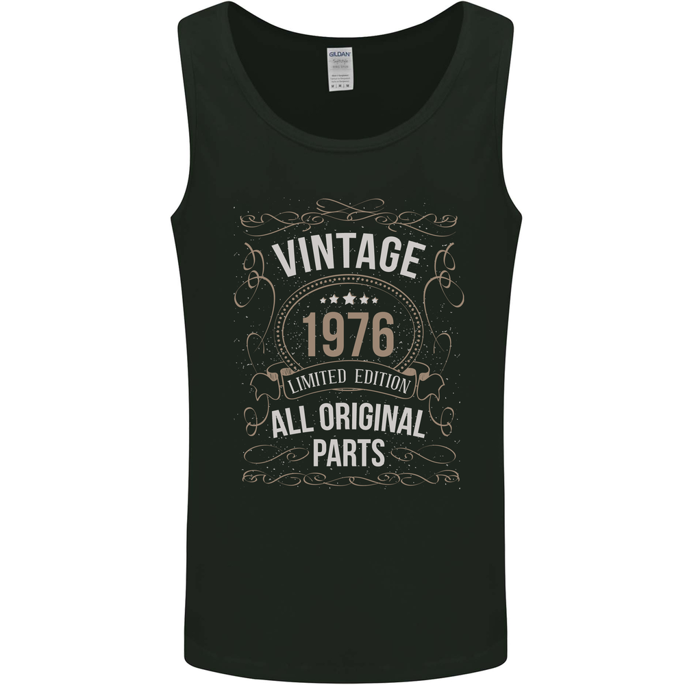 49th Birthday Limited Edition 1976 Mens Vest Tank Top