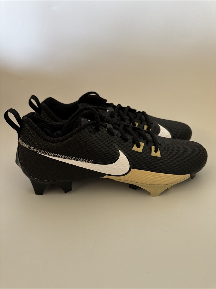 Nike Men’s 10 Vapor Edge Speed 360 2 TB Football Cleats Black/Gold FN7764-004