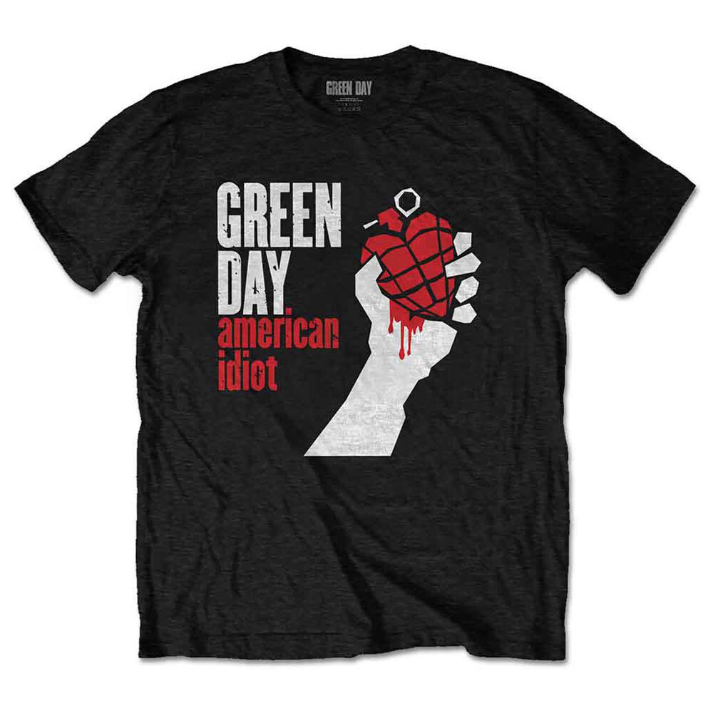 Green Day American Idiot Graphic Rock Band T-Shirt