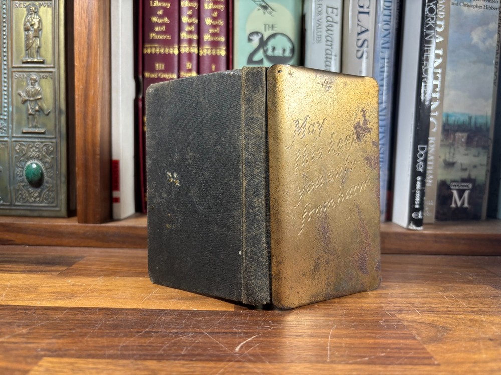 WWII Heart Shield Prayer Book – Pocket-Sized Soldier’s Devotional w/ Metal Cover