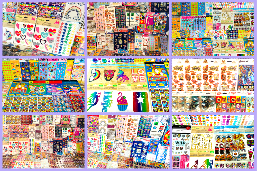 4199+ STICKERS by American Greetings, Sandylion, Hallmark, Crafters Choice, DIY