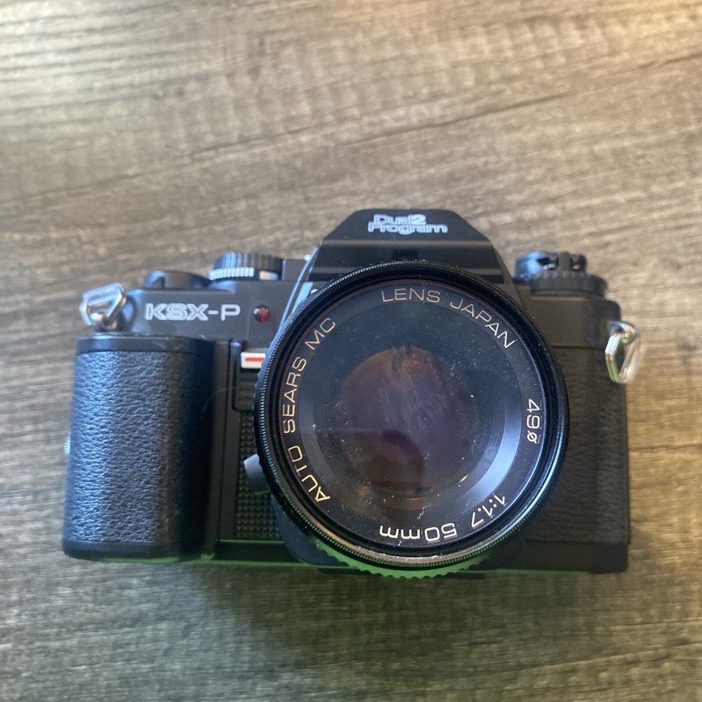 Sears KSX-P Dual2 Program Camera + 50mm f1.7 Lens WORKS! N1