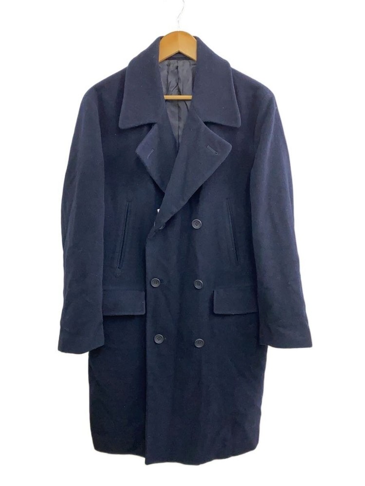Calvin Klein Long Pea Coat/36/Wool/Nvy/3755-Ccoku-La-1703 7723