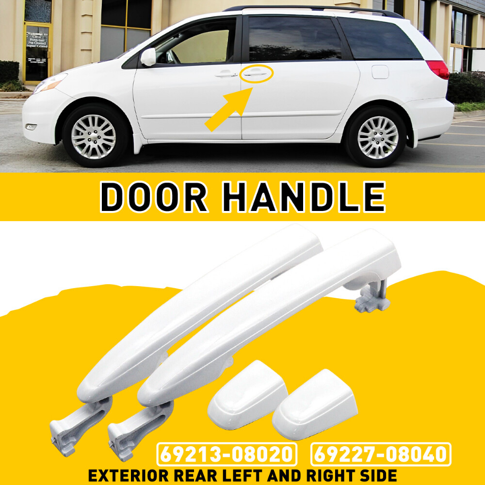 Rear Left/  Right Sliding Door Handle Set For Toyota Sienna 2004-10 6921308020
