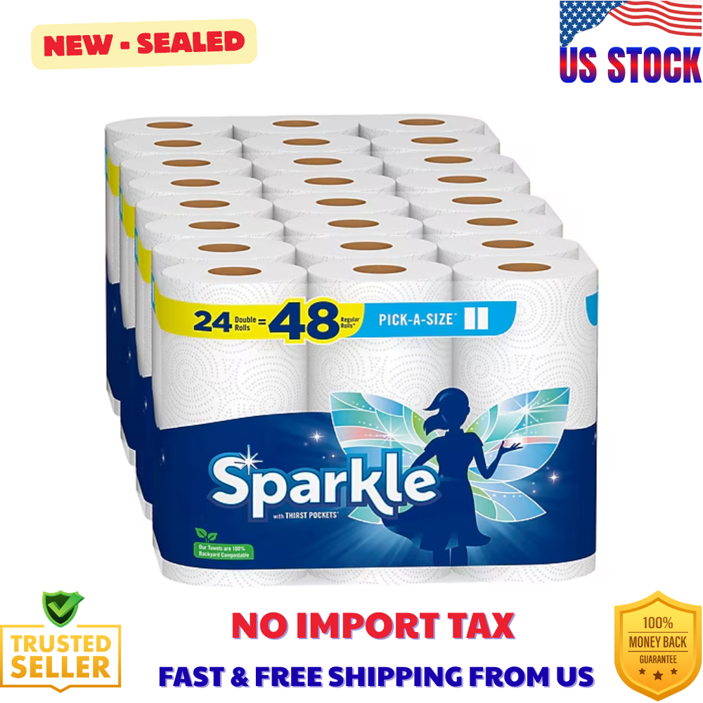 Pick-A-Size Paper Towels, 24 Double Rolls = 48 Regular Rolls, Everyday Value Pap