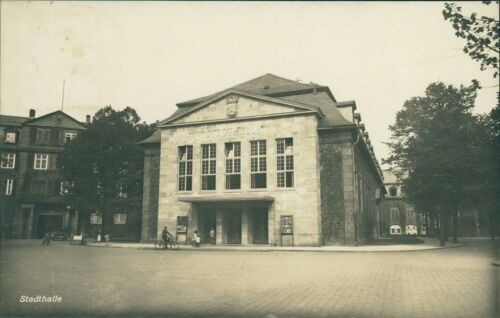 Postcard Stadthalle Hanau 1929 (No.877)