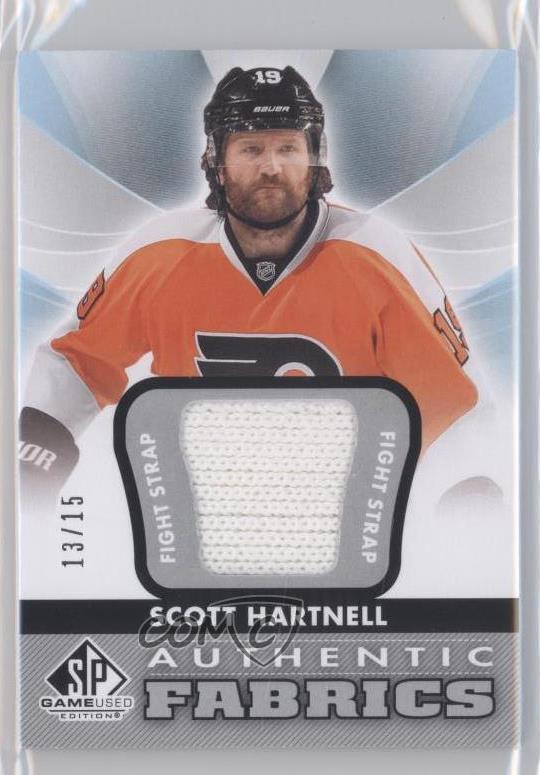 2012-13 SP Game Used Edition Authentic Fabrics Fight Strap /15 Scott Hartnell