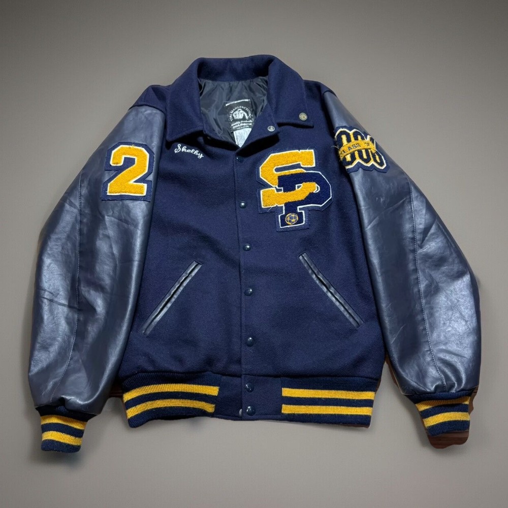 Tejas Manufacturing 2006 Varsity Jacket S&P Soccer Patch Shelby Smith Size Large