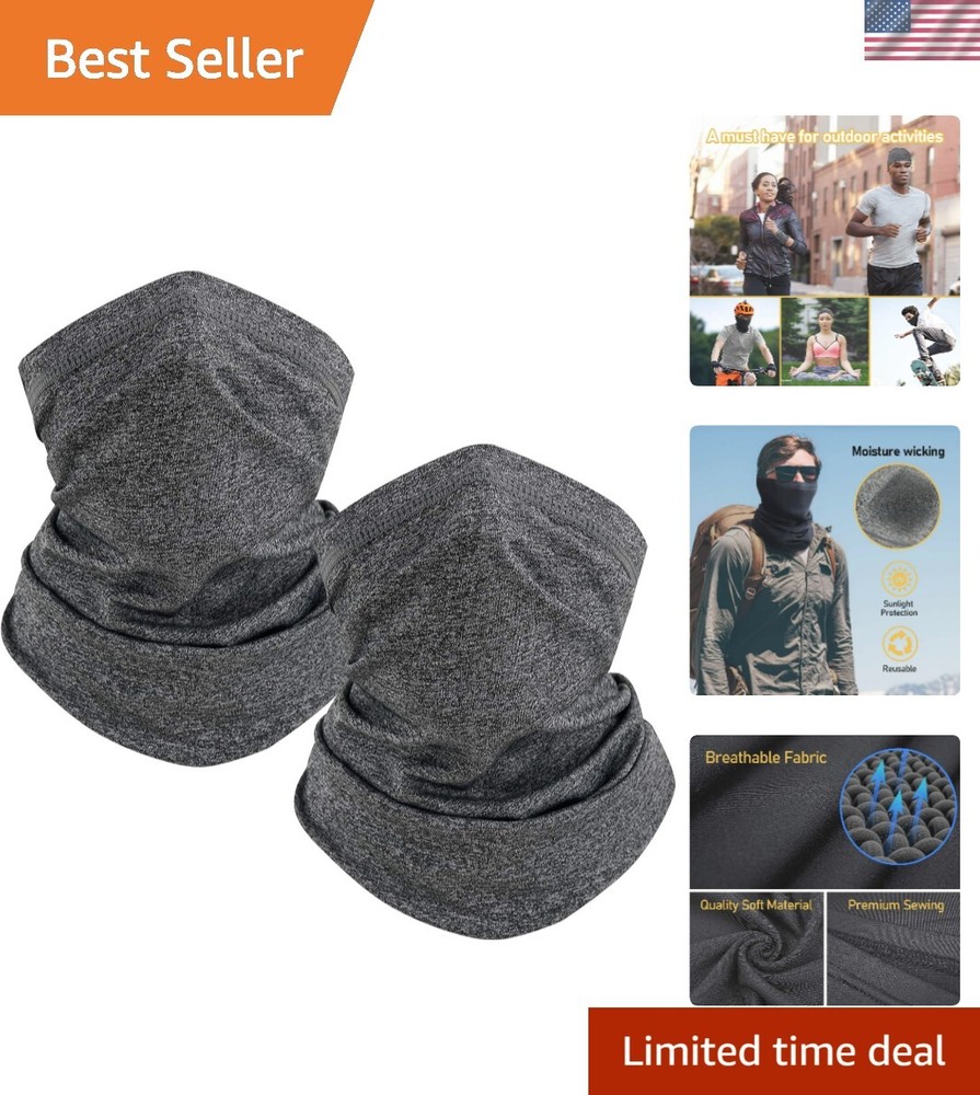 Breathable Neck Gaiter Scarf for Sun Wind Protection Skiing Fishing Outdoor
