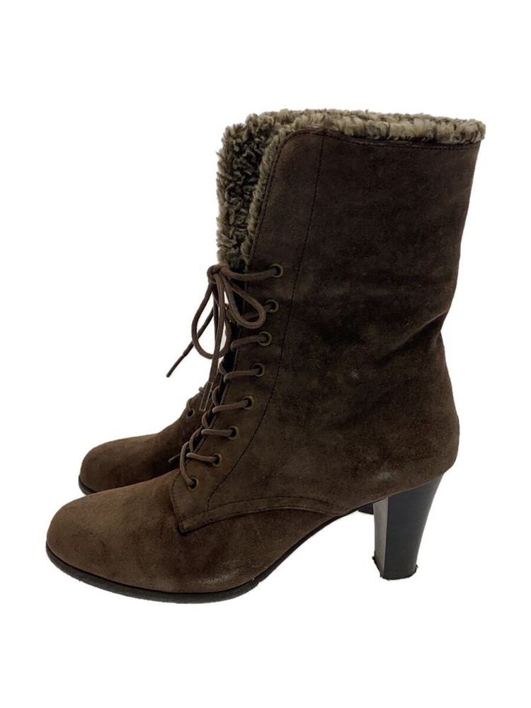 Mode Kaori Lace-Up Boots/23Cm/Brw/Suede/Inner Fur 535